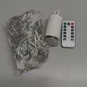 echosari 300 LED Curtain Lights Battery Operated, 9.8ft×9.8ft Hanging Light with Remote Timer Fairy Curtain Lights for Bedroom Patio Wedding Backdrop Party Decór (Warm White)