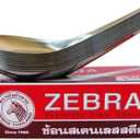 Zebra Spoon Pack of 24 Zebra Thai Chinese Asian Stainless Steel Rice Soup Spoons (2, A)