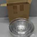Hoolerry Plastic Plant Saucer Clear Deep Drip Tray Thickened Clear Plant Saucers Trays for Pots Deep Drip Trays for Home Garden Indoor and Outdoor Potted(15 Pcs,8, 10, 12 Inch)