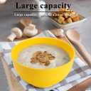 Berglander Plastic Bowls Set of 12 Pieces 25oz, UKR Color Reusable and Sturdy Ramen Bowl, Soup Bowls, Cereal Bowl for Adult, Kids, Home, Restaurant, Garden, Picnic, Camping, Poolside, Outdoor