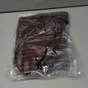 2 x Amazon Essentials Women's Side Tab Bikini Swimsuit Bottom (Large, Deep Brown)