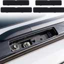 3 x Roof Rails Rack End Cover Compatible with Toyota RAV4 2019-2024 ABS Roof Rack Cover Cap Shell Replacement 4Pcs Glossy Black Exterior Accessories