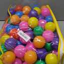 Hovenlay Ball Pit Balls Phthalate Free BPA Free Crush Proof Plastic - 7 Bright Colors in Reusable Play Toys for Kids with Storage Bag