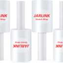 JARLINK 4 Pack Stretch Film, 5" 1000ft Mini Industrial Strength up to 500% Stretch Shrink Wrap with Handles, Thick Durable Self-Adhering Plastic Wrap for Pallet Wrap, Moving, Packing, 60 Gauge