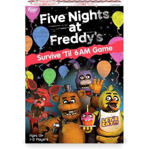 Funko Games Five Nights at Freddy's - Survive 'Til 6AM Game |1-2 Players, Ages 13+