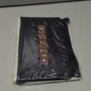 HYVAKUPPA Storage Bins with Zipper Lid Foldable Fabric Lidded Storage Boxes Baskets Cubes Washable Collapsible PU Leather Handle Cotton Linen Fabric Shelf Closet Organizer Container(Black, Large Size)