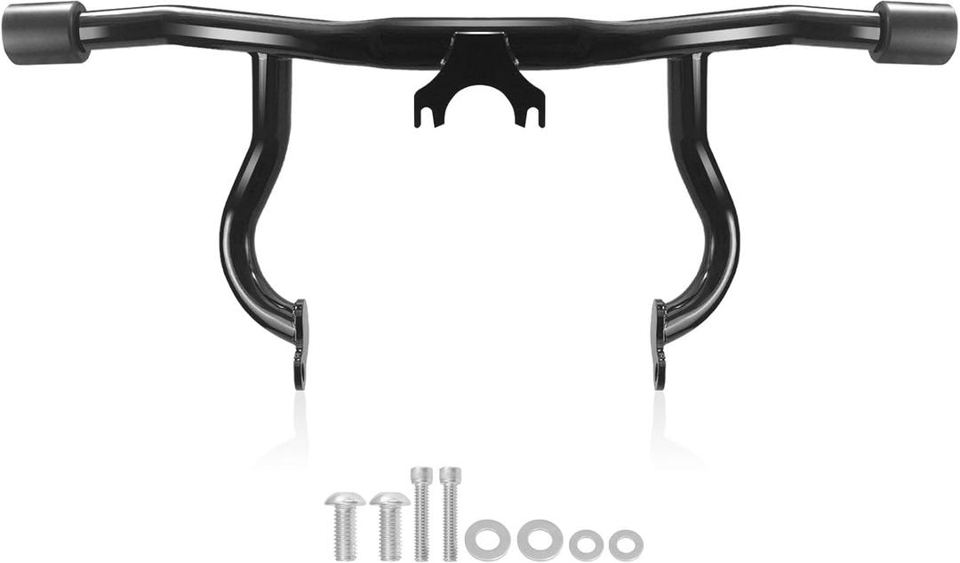 Flat-Out Bar Crash Bar Engine Guard for Harley Davidson Touring Street Glide Road Glide Road King Electra Ultra Models 2014-2024 (for Touring 2014-2024 B Style)