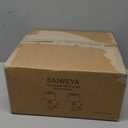 SAIWEYA 23" Farmhouse Table Lamps Set of 2, 3 Way Dimmable Lamps with 2 LED Bulbs and Rocker Switch, Vintage Nightstand Lamp for Bedroom Living Room Office End Table Entryway, White