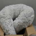 Tinaco Calming Dogs/Cats Bed Mats, Dog Pad Washable Removable Couch Cover, Plush Long Fur Mat for Pets, Waterproof Lining, Perfect for Small, Medium and Large Dogs and Cats (Gradient Gray, 45"x37")