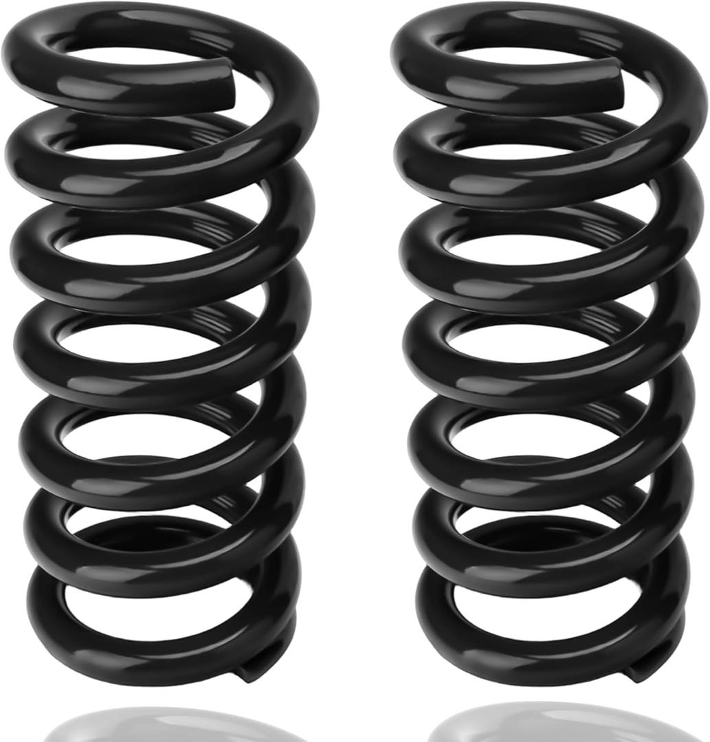 929-941 Front Heavy Duty Coil Springs, Compatible with 1994-2013 Ram 2500 2WD / Ram 3500 2WD, Up to 35% Extra Load Capacity Upgrade (Black)