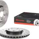 Brembo 09.B807.51 UV Coated vented drilled Front Brake Rotor MERCEDES-BENZ/MERCEDES-BENZ (BBDC) OE# A2464212712