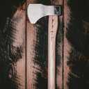 WATL Ragnar Throwing Axe: World Axe Throwing League Premium Competition Throwing Axe with Throwing Hatchet Nylon Sheath and Nordic Engraved Hickory Wooden Handle