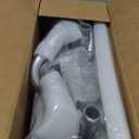 Shower Chair for Inside Shower with Arms and Back, 500lbs Capacity Height Adjustable Shower Seat with Thickened Frame for Seniors, Elderly and Disabled