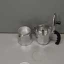 IMUSA 9 Cup Cast Aluminum Stovetop Coffeemaker, Moka Pot for Classic Cuban, Italian, and Espresso Style Coffee (Silver)