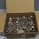 Edison Bulbs 60 watt Equivalent LED, E26 LED Bulb Non-Dimmable, 4000K Daylight White, ST58 Vintage Light Bulbs, 90+ CRI, 6W 600LM, E26 Medium Base, Clear Glass, 12 Pack