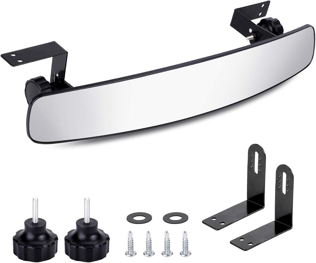 BETOOLL 16.5" Golf Cart Rear View Mirror Fits for EZGO, Yamaha, Club Car