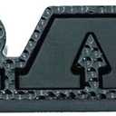 1Pc 2019 2020 Laramie Emblem 3D Badge Tailgate Rear Nameplate Sticker Replacement for 1500 2500 68282678AB (Black)