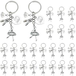 iMagitek 25 Pack Dancer Keychains I Love Ballet Keyrings Ballet Keychain Gifts for Girls Women Ballet Lovers
