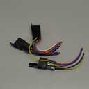 40 Amp 48V DC SPDT Relay Socket - Waterproof 5 Pin Relay Harness Plug, Replaces Type: JD-2912 (3pcs)