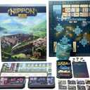 CrowD Games | Nippon: Zaibatsu Emperor's Edition | 1-4 Players | Ages 15 and up | Playtime 60-120 min | Deep Euro Game | Economic Strategy | Variable Setup | Solo Mode | Japan Meiji Era