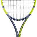 Babolat Boost Aero Strung Tennis Racquet, Grey Green/Yellow