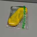 Silicone Makeup Brush Holder Travel Cosmetic BagSoft Portable Cosmetic Face Brushes Holder with Upgrade Anti-Fall Out Magnetic Closure, Large Travel Makeup Brush Case - Yellow