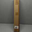 Decopolitan 5/8" Cap Curtain Rod Set, 28 to 48 Inches, Black