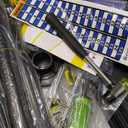 Heavy Duty Volleyball Net Outdoor with Steel Anti-Sag System, Adjustable Aluminum Poles, Professional Volleyball Nets Set for Backyard and Beach, Volleyball and Carrying Bag (White)