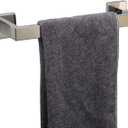 TocTen Bath Towel Rack - Square Base Thicken SUS304 Stainless Steel Towel Bar for Bathroom, Bathroom Accessories Towel Rod Heavy Duty Wall Mounted Towel Holder. (Chrome, 12)