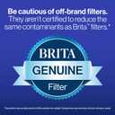 Brita Filter Replacements for Water Pitchers and Dispensers, Elite, NSF Certified to Remove 99% of Lead, 2 Count, Blue
