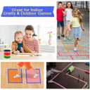 SWRT Colored Masking Tape 6-Pack, 1 Inch x 55 Yards Painters Tape Set, Colorful Craft Teacher Tape for Arts, Crafts, Labeling & Classroom  Easy Tear, Residue-Free