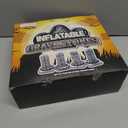 ArtCreativity Tombstone Ring Toss - Set of 4 - Gravestone Ring Toss Game with Weighted Bottoms - Doubles as Inflatable Halloween Decor