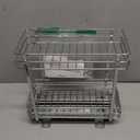 2 Tier Pull Out Spice Rack Organizer for CabinetHeavy-Duty Slide Rails with Raised Base Pull Out Spice Drawer Organizer, Fits Pantry & Kitchen Cabinets, 5.5''Wx10.63''Dx10.04''H