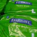 FitRight Adult Diapers, Extra+ Heavy Absorbency, L (Waist Size 44in-56in), 80 Count, OptiFit Incontinence Briefs for Men and Women, Disposable, Moisture-Wicking, Leak Protection.