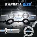 47 Chrome Steel Rotating Tricep Bar, 500LB | Eye-shape bar with 25mm knurled rotating handles, 2-inch Olympic plate fit, and cable machine compatibility