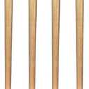 QLLY 28 inch Solid Wood Table Legs, Wooden Desk Leg, Heavy Duty DIY Wood Furniture Legs for Dining Table, Office Desk, Set of 4, Easy Assembly (Natural, 28 inch)