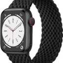 Zedoli Braided Solo Loop Bands Compatible with Apple Watch Band 38mm 40mm 41mm 42mm 44mm 45mm 46mm 49mm Women Men, Stretchy Nylon Sport Elastic Strap for iWatch Series 11 10 9 8 7 6 5 4 3 2 1 SE Ultra (Black)