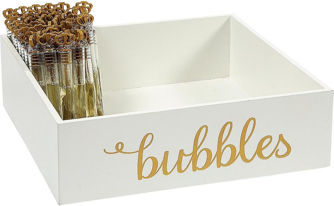 White Bubble Bottle Tray