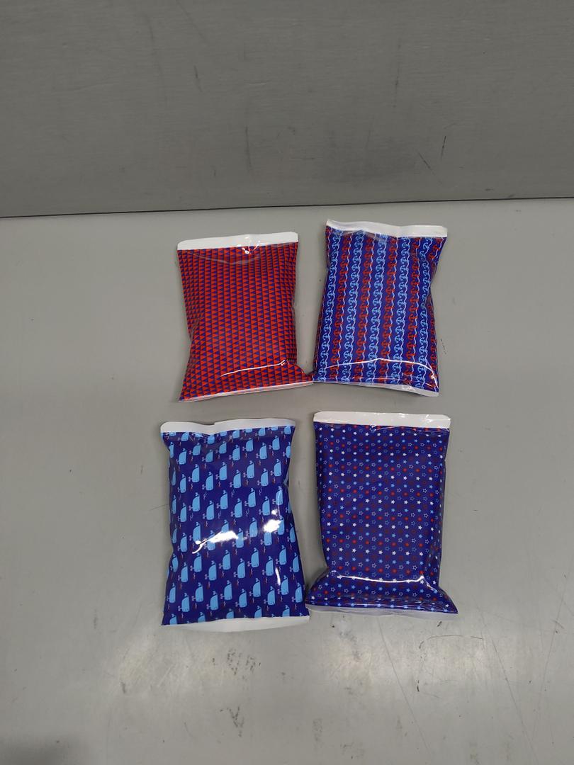 Thrive Ice Packs for Lunch Bags (4-Pack) - Reusable Soft Gel Ice Bags for Lunch Boxes, Camping, Beach, Picnics, Injuries, and Cooler