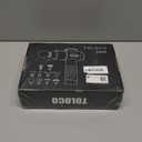 TOLOCO Massage Gun, Deep Tissue Back Massage for Athletes for Pain Relief, Percussion Massager with 10 Massages Heads & Silent Brushless Motor, Valentines Day Gifts for Him Her, Black