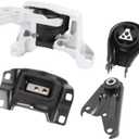 Engine Motor Mount Transmission Mount Torque Strut Mount Set Compatible with 2012-2013 Mazda 3 GS-Sky 2.0L & 2012-2013 Mazda 3 i 2.0L 4pc / GPBFD139060B A4418 A4405 A4421