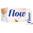 Flow Mineral Spring Water, Organic Peach + Blueberry, 12 Pack (16.9 Fl Oz) - Naturally Alkaline with Electrolytes and Zero Sugar