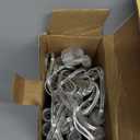 2 Pack Christmas Decorations Lights Outdoor, Extendable Meteor Shower Lights with Timer, Total 384LED 30cm 16 Tubes Indoor Outdoor Snow Cascading String Light for Xmas Garden Party Decor (Cool White)