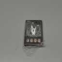 Flower Press On Nails - Short Almond French Tip Colorful Flowers Acrylic Nude Pink Full Cover Glue On Floral False Nails for Women Girls - 24 Pcs