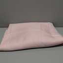 AmazerBath Blush Pink Shower Curtain Fabric, Waffle Shower Curtain Heavy Duty 240GSM, Hotel Quality Bathroom Shower Curtains, 72 x 72 Inches