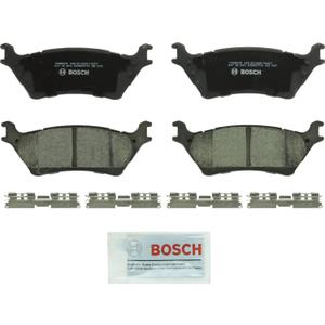 BOSCH BC1602 QuietCast Premium Ceramic Disc Brake Pad Set - Compatible with Select Ford F-150; REAR