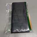 NIGHTON Portable Blackout Curtains 40"57", Strong Hook and Loop Tape Strips with Adhesive, Cuttable Blackout Window Cover, 100% Black Out Material Blinds for Baby Nursery or Travel - Black