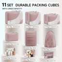 11 Set Packing Cubes for Travel, Gifts for Women Mom,Anti-Tearing Suitcase Organizer,OlarHike Vacation Essentials & Accessories for Cruise Ship