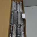 N9R 120PCS Silver Plastic Silverware, Heavy Duty Plastic Cutlery for Parties, Fancy Disposable Flatware Set Includes 40 Forks, 40 Spoons, and 40 Knives, Perfect for Weddings, Dinners, Picnics, Party