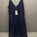 AUSELILY Womens Summer Dress 2025 Sleeveless V Neck Formal Party Evening Cocktail Long Dress with Pockets XL